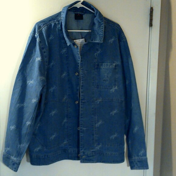 NEW AIR JORDAN "Flight Heritage Denim Jacket" MEN'S BLUE XL FN4649-436